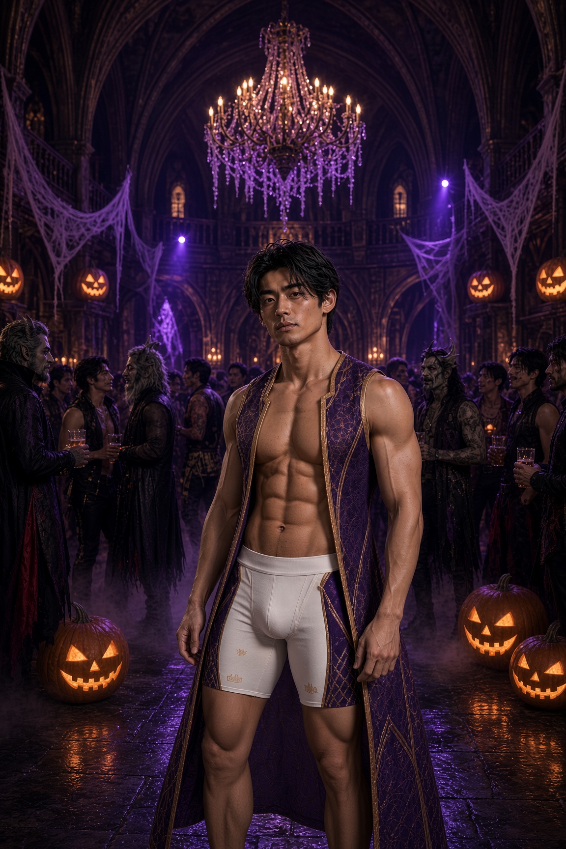 Itsuki in the midnight royal Halloween look